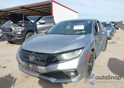 2019 Honda Civic Sport из США, поврежденный, VIN 19XFC2F86KE036733